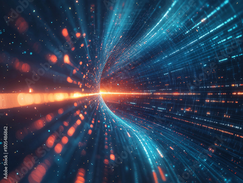 abstract background with lights