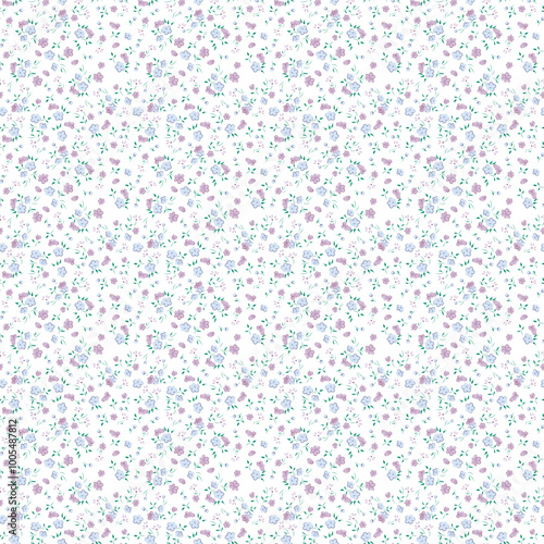 cute ditsy flower texture print pattern