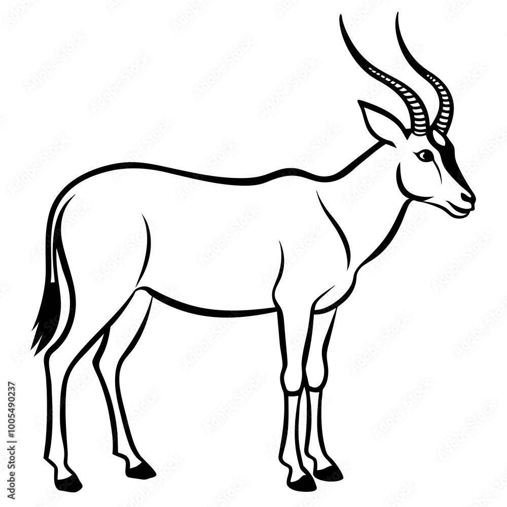 Fototapeta premium silhouette isolated on white