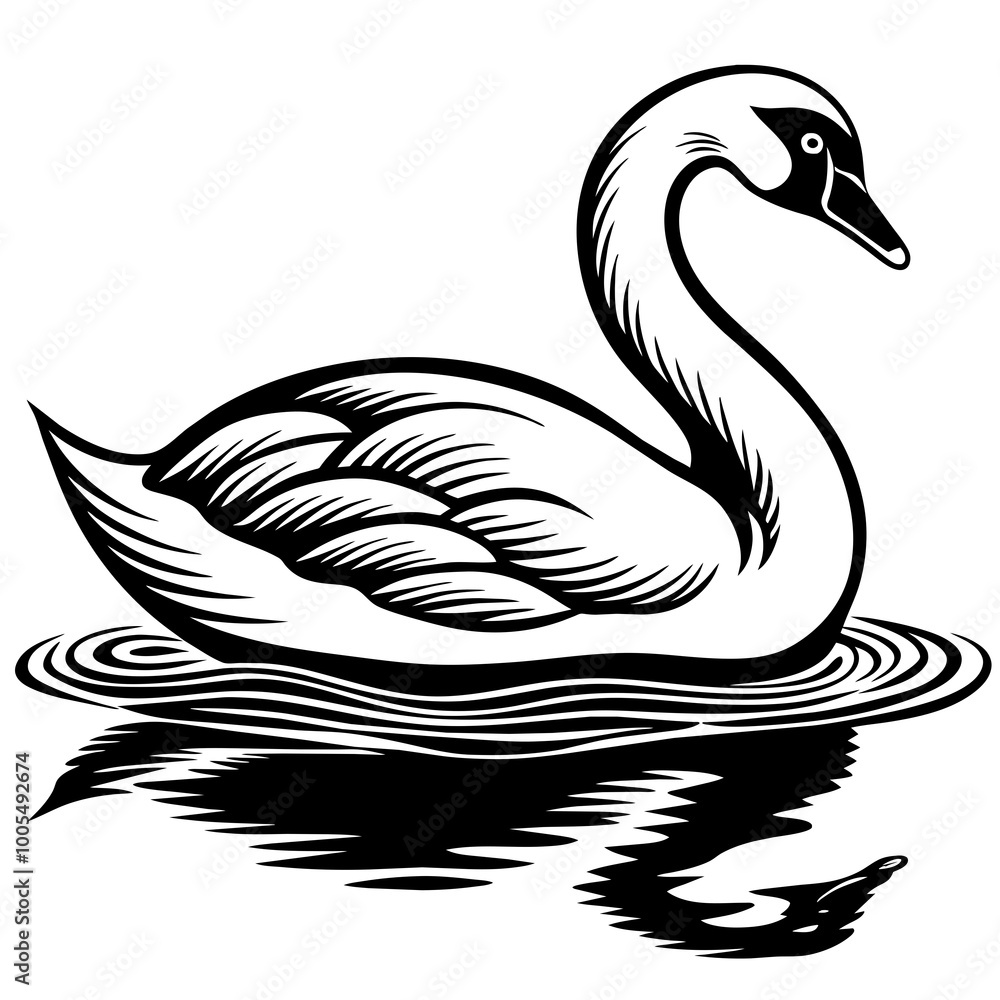 black and white swan black and white swan