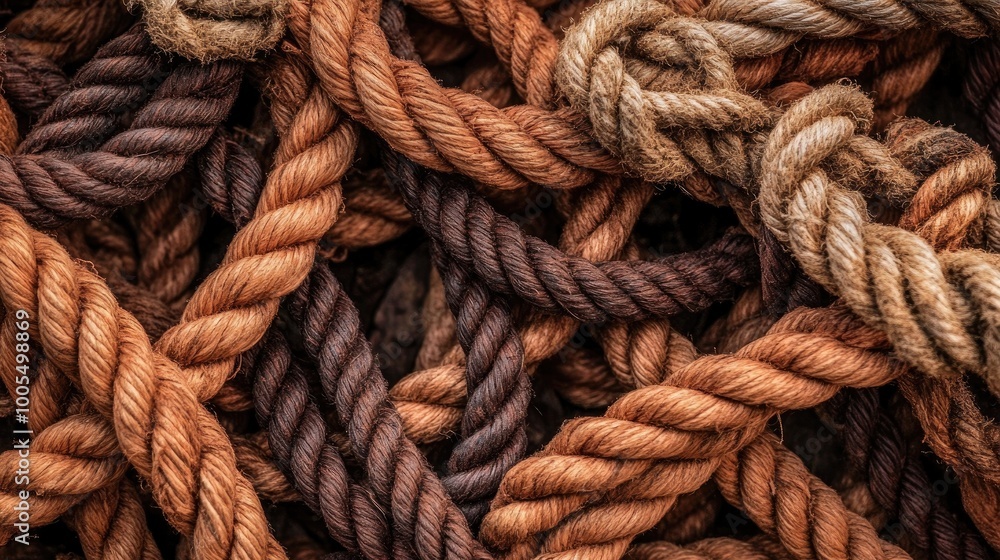 Close-up of braided rope texture, emphasizing strength and craftsmanship for nautical themes Close-up of braided rope texture, emphasizing strength and craftsmanship for nautical themes