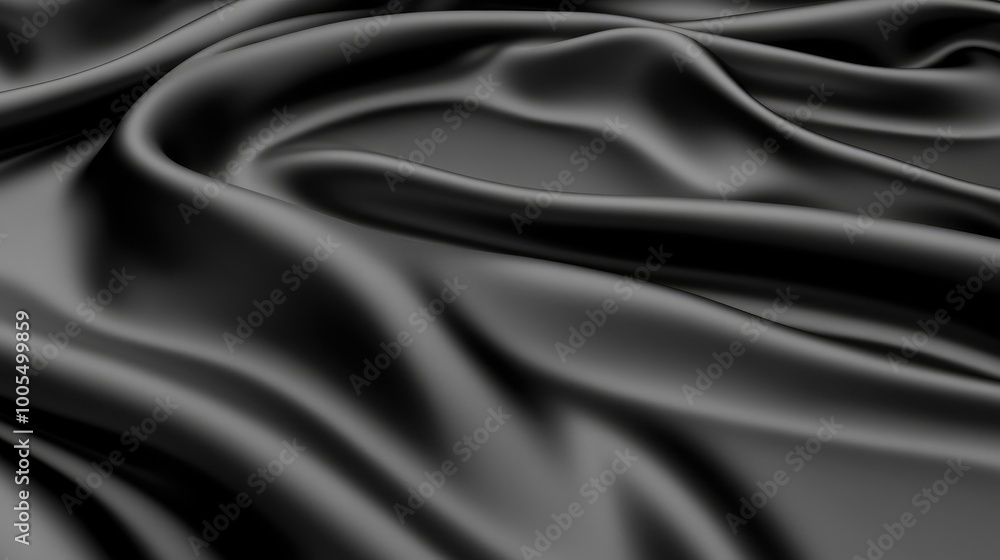 Close-up of smooth silk fabric texture, with soft folds and elegant light reflections Close-up of smooth silk fabric texture, with soft folds and elegant light reflections