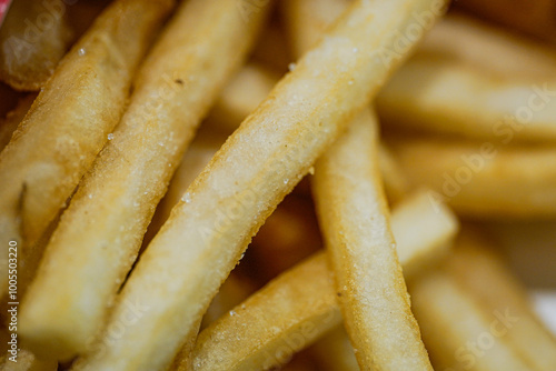 Wallpaper Mural Fried potato sticks in fragrant oil are delicious. Torontodigital.ca