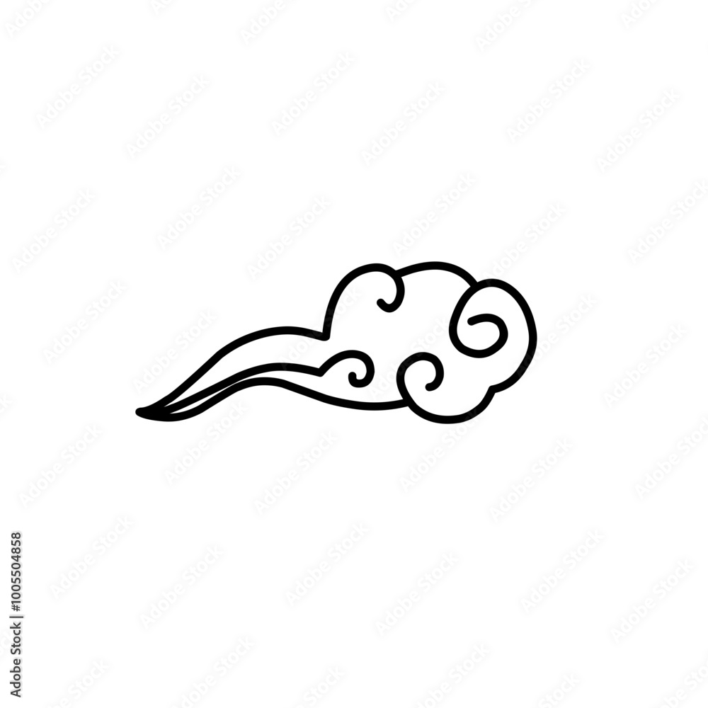hand drawn traditional chinese clouds hand drawn traditional chinese clouds