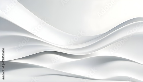 Elegant white flowing texture creating a tranquil and minimalist backdrop