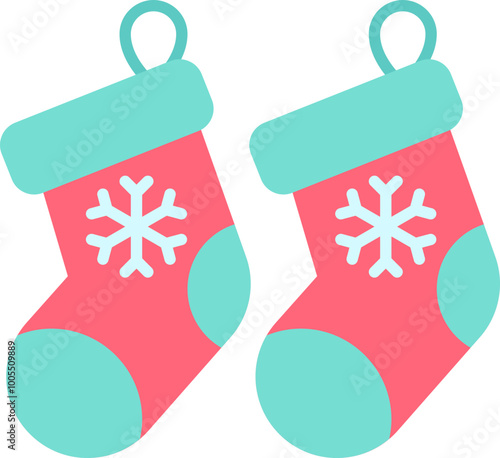 Christmas socks icon