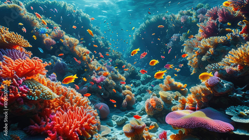 Wallpaper Mural Beautiful Coral Reef Ecosystem Torontodigital.ca