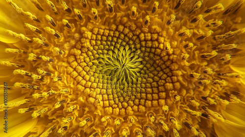 sunflower extreme close up abstract yellow summer autumn background