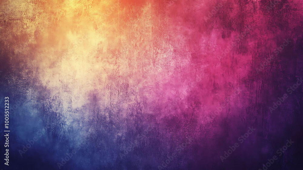 Abstract colorful background with shades of blue, yellow, orange, and red with a blurred effect and a grunge texture. Abstract colorful background with shades of blue, yellow, orange, and red with a blurred effect and a grunge texture.