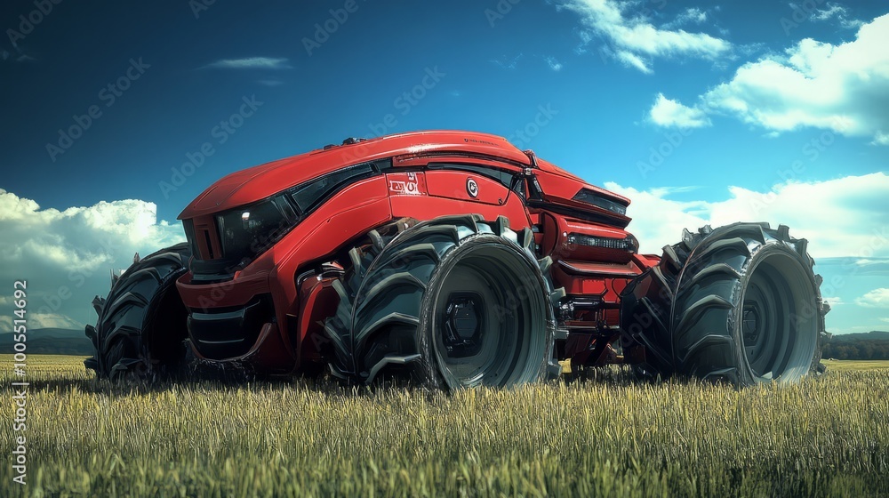 Obraz premium Robotics in agriculture