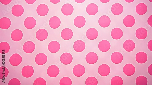 Pretty Pink Polka Dot Texture Background: A Delightful and Feminine Vision. Admire the Charm and Playfulness