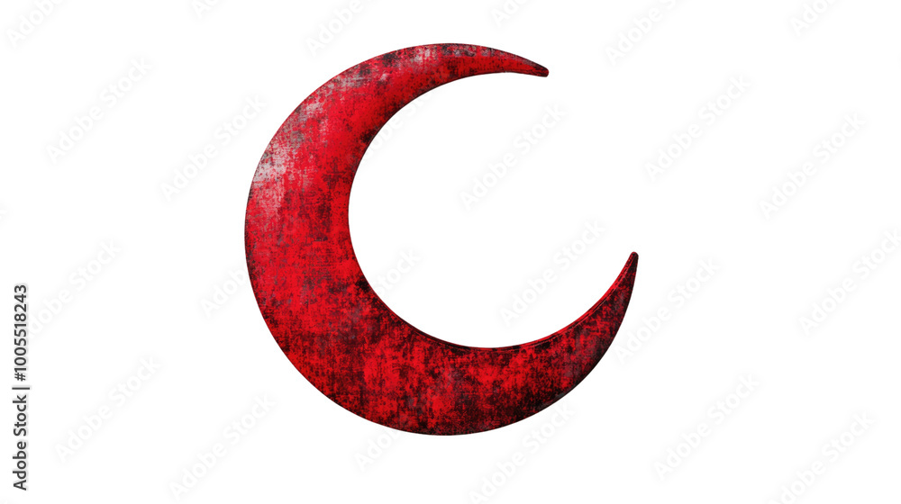 crescent moon on transparent background crescent moon on transparent background
