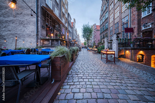 Mariacka Street in Gdańsk, Poland