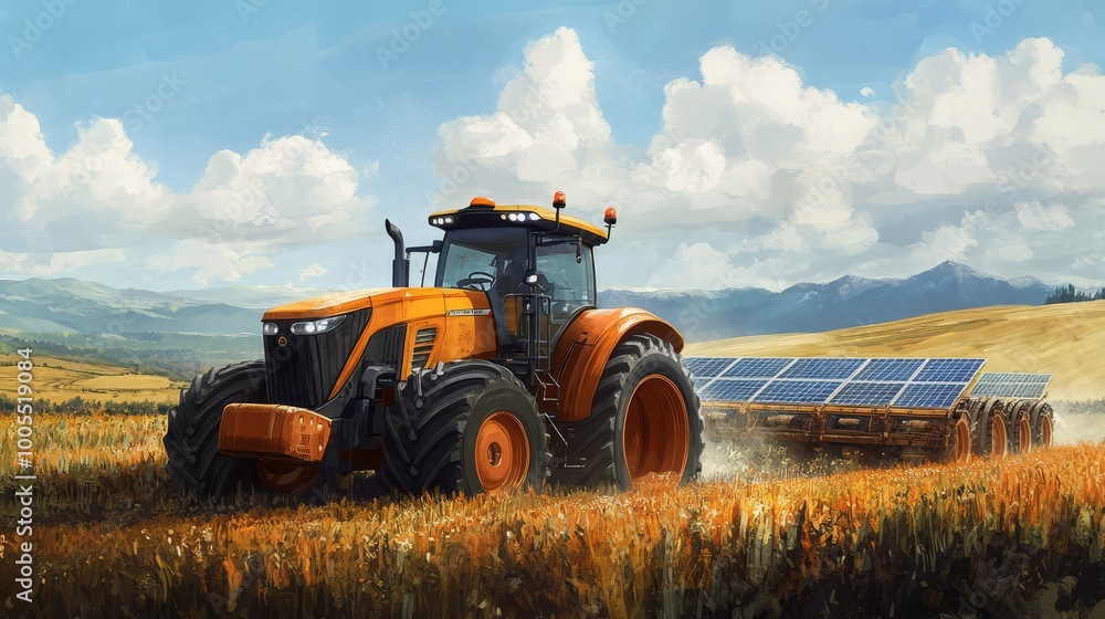Fototapeta premium Agricultural machinery 