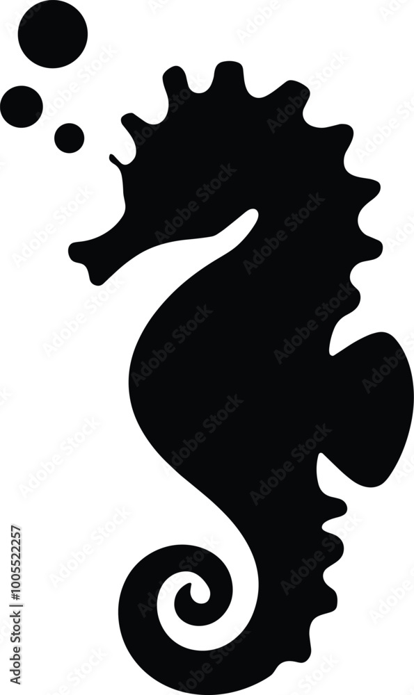 seahorse silhouette vector icon flat illustration logo clipart seahorse silhouette vector icon flat illustration logo clipart