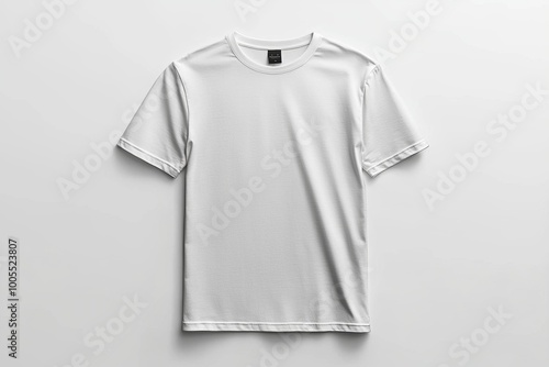 White Tshirt Mockup Isolated created with Generative AI