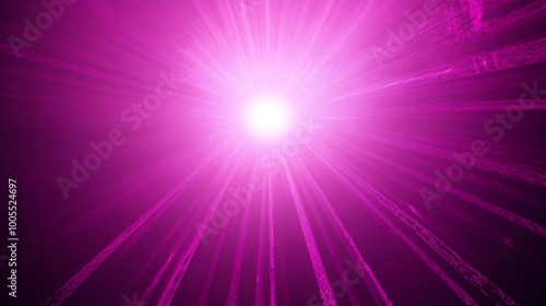 Abstract pink and white light radiating outwards from the center of the image.