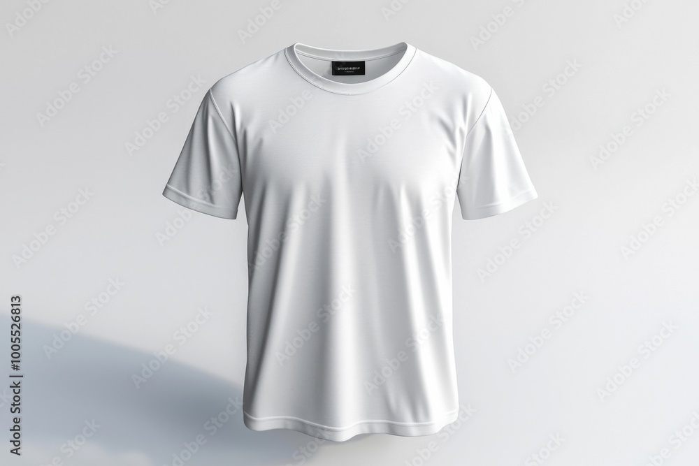 White Tshirt Mockup Isolated created with Generative AI White Tshirt Mockup Isolated created with Generative AI