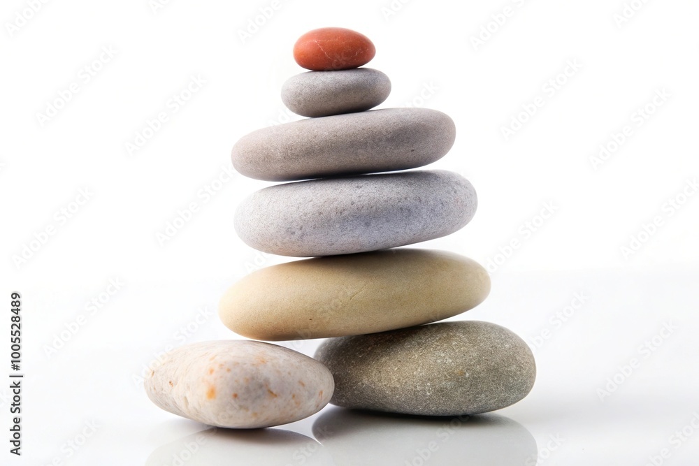 pile of stones isolated on white background, minimalist aesthetic pile of stones isolated on white background, minimalist aesthetic