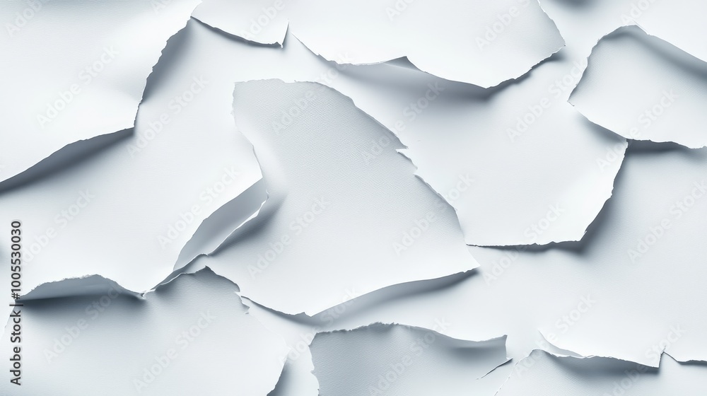 Torn paper edge revealing a hidden layer underneath, creating a dynamic and intriguing visual Torn paper edge revealing a hidden layer underneath, creating a dynamic and intriguing visual