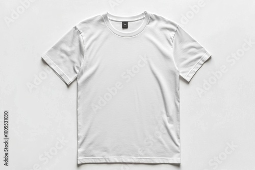 White Tshirt Mockup Isolated created with Generative AI