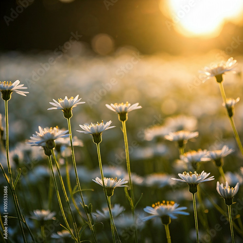 daisies in the meadow