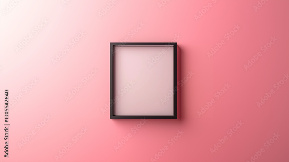 picture frame on a pink wall picture frame on a pink wall