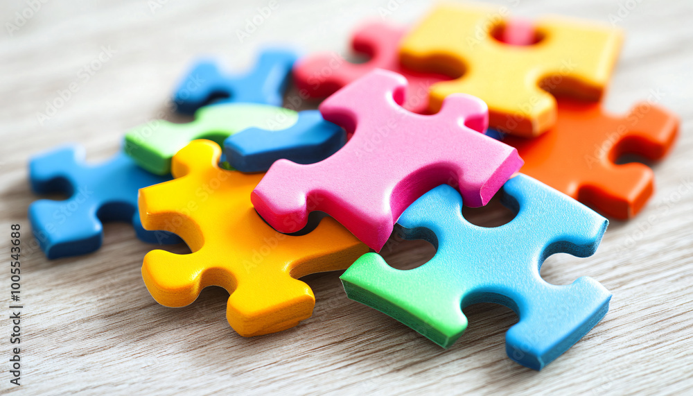 Fototapeta premium jigsaw puzzle pieces