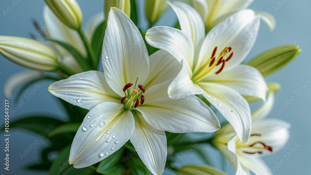 Elegant White Lilies for Condolence Elegant White Lilies for Condolence
