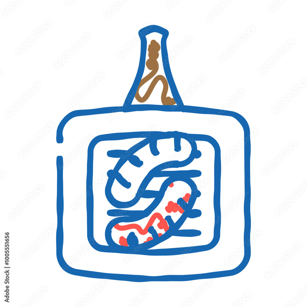 bratwurst sausage meat doodle icon sketch vector. bratwurst sausage meat sign. isolated symbol illustration bratwurst sausage meat doodle icon sketch vector. bratwurst sausage meat sign. isolated symbol illustration