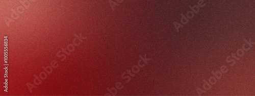 Modern red metallic wall texture with gradient lighting. Luxurious blurred background red deep garnet texture. Color gradient, ombre. Rough, grain, noise.