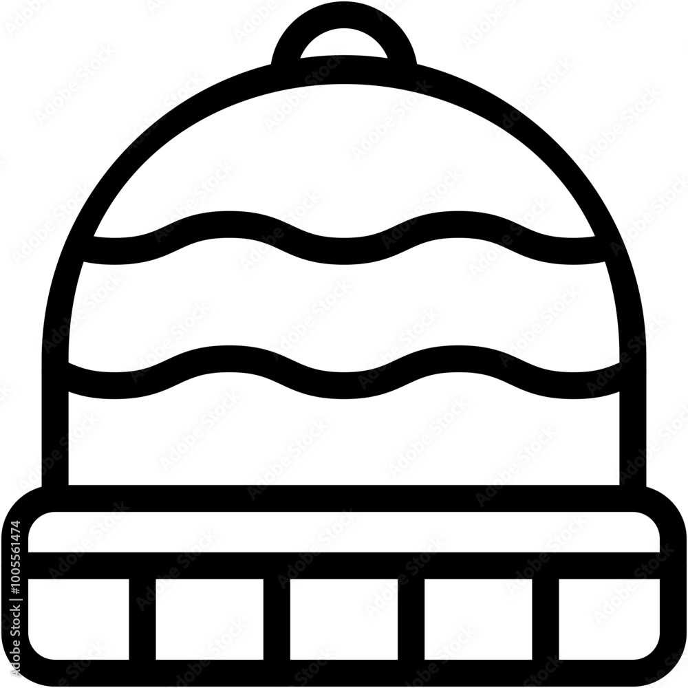 Vector Icon Beanie, Hat, Winter, Clothing, Fashion Vector Icon Beanie, Hat, Winter, Clothing, Fashion