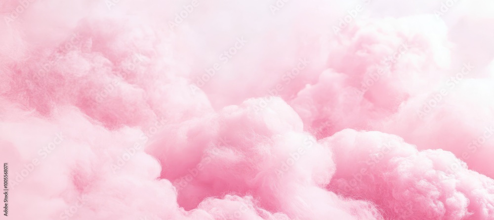 Pink pastel background with fluffy clouds. Pink pastel background with fluffy clouds.