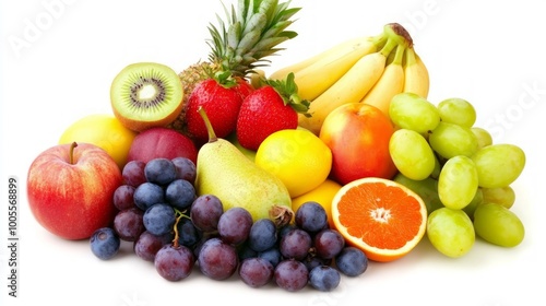 Fresh various fruits 