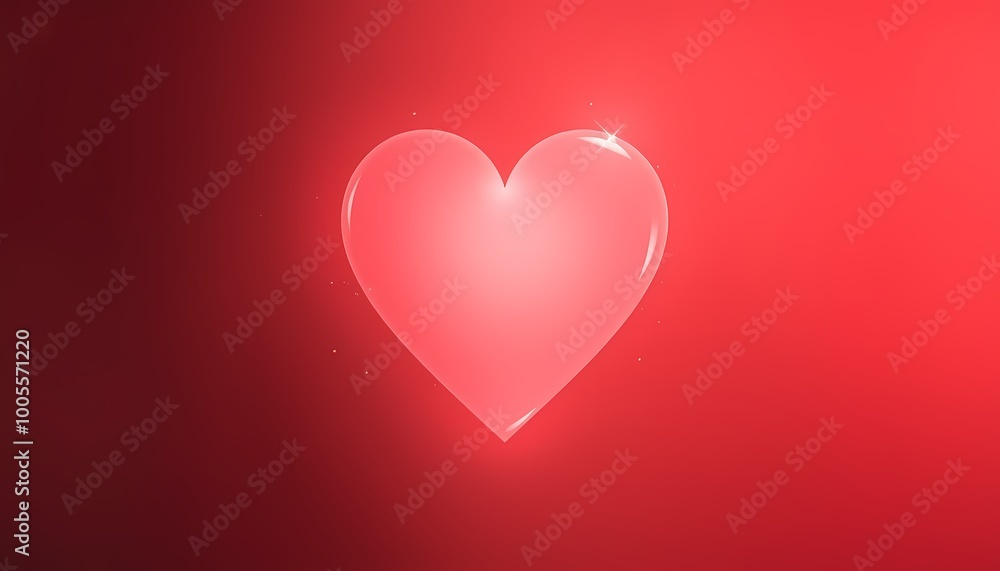 Soft Pink to Coral Glowing Heart with Magical Floating Particles Mystical Design Soft Pink to Coral Glowing Heart with Magical Floating Particles Mystical Design