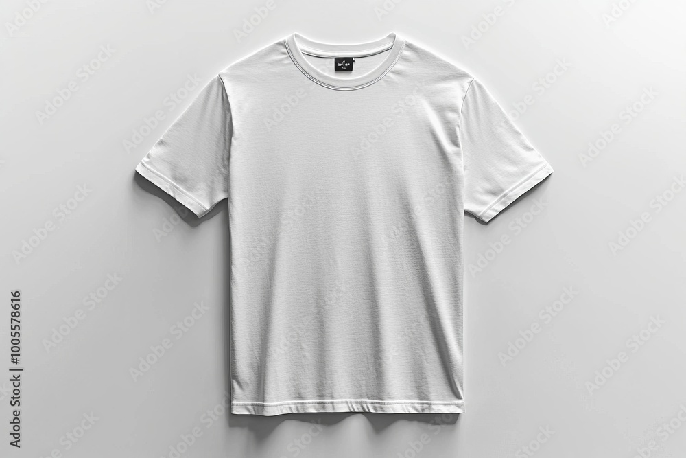 White Tshirt Mockup Isolated created with Generative AI White Tshirt Mockup Isolated created with Generative AI