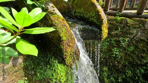 Waterfall at Glengoyne Distillery photo