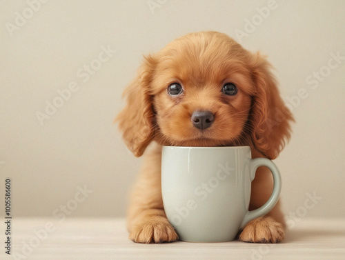 coffee in the morning with your pet dog