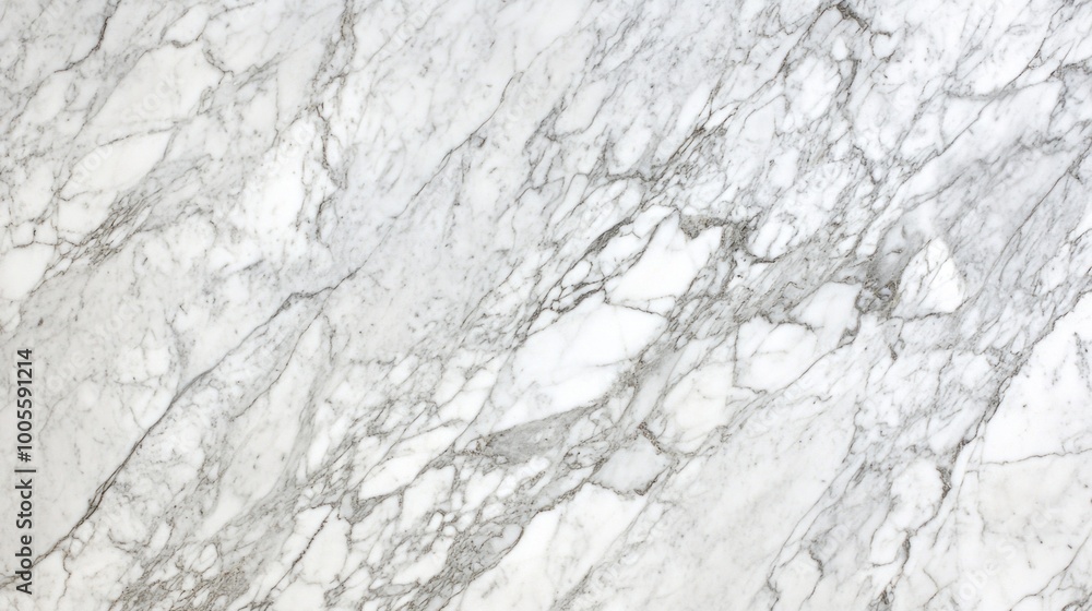 Naklejka premium A close-up view of elegant marble with intricate gray and white veining.