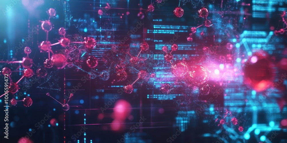 Modern Digital Abstract 3D Background with Chemical Compounds and Floating Formulas Representing Scientific Research and Innovation Modern Digital Abstract 3D Background with Chemical Compounds and Floating Formulas Representing Scientific Research and Innovation
