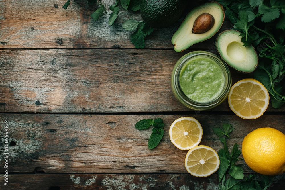 avocado lemon Smoothie for good health. avocado lemon Smoothie for good health.