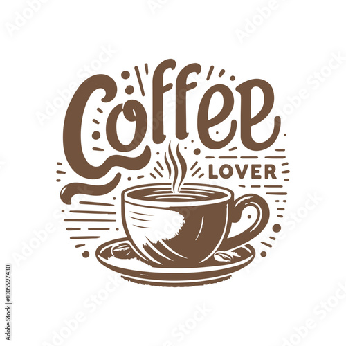 Coffee lover quote t-shirt vector design, Vector Coffee t shirt design, Coffee shirt, vintage coffee shirt, Coffee typography T shirt, coffee lovers t-shirt design print ready Ai file, mug print.