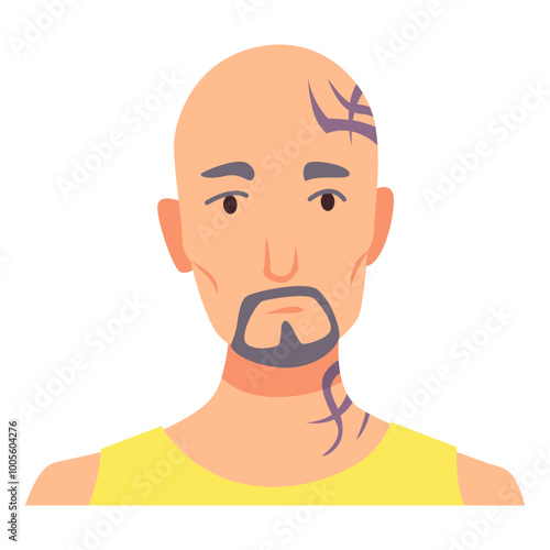 Detective board photo. Avatar for crime accident investigation or evidence board. Symbol for cops crime investigation plan, board photo. Vector cartoon illustration isolated on white background