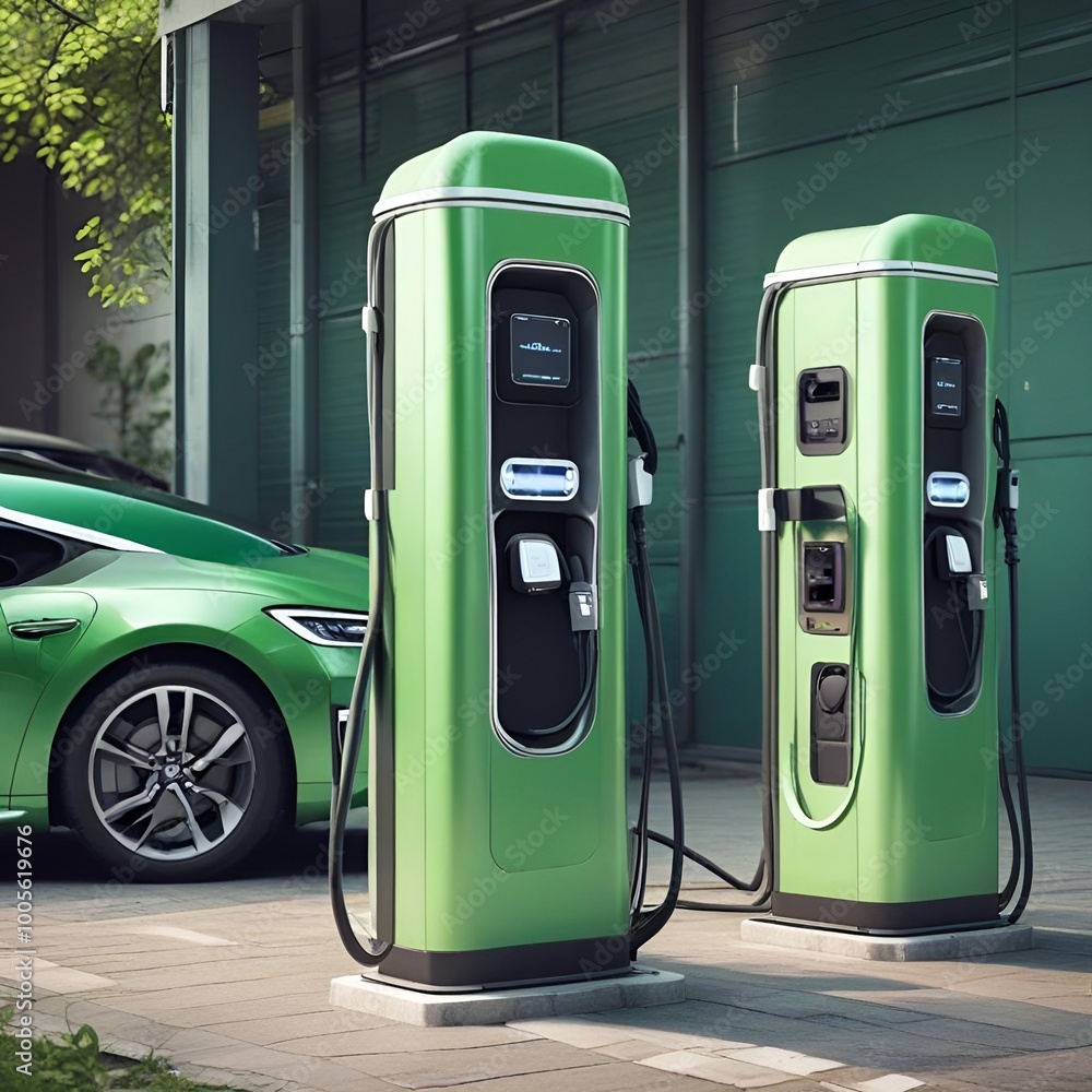 green gas pump green gas pump