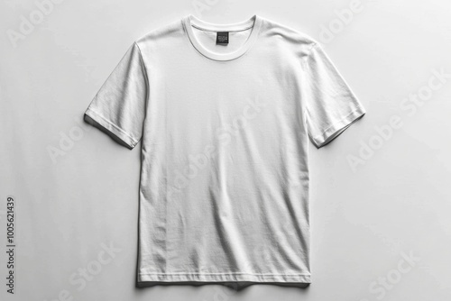 White Tshirt Mockup Isolated created with Generative AI