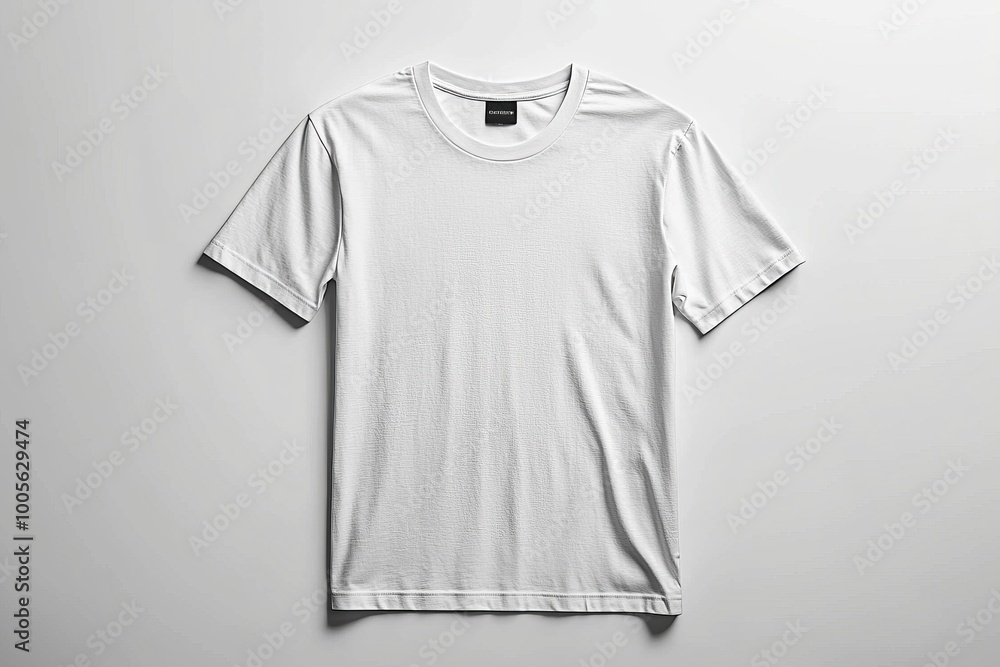 White Tshirt Mockup Isolated created with Generative AI White Tshirt Mockup Isolated created with Generative AI