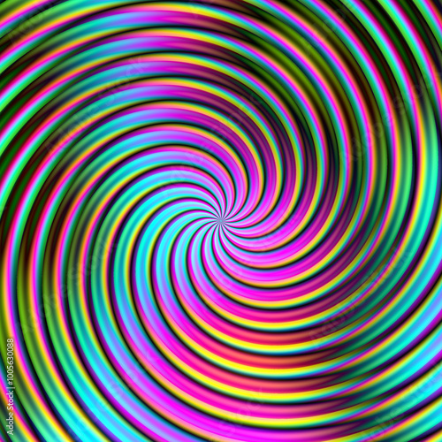 Hypnotic spiral  gradient flowing colors, Liquid effects, Abstract Backgrounds