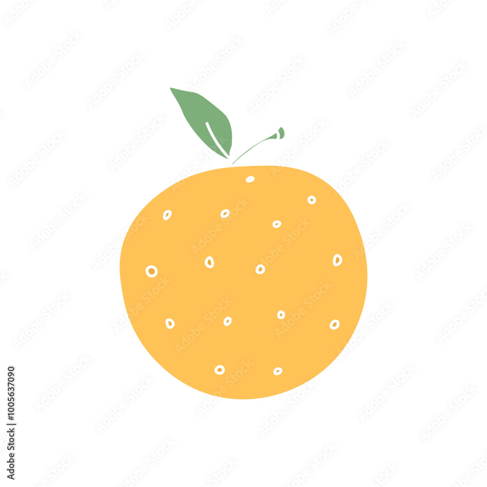 fruit orange cartoon icon fruit orange cartoon icon