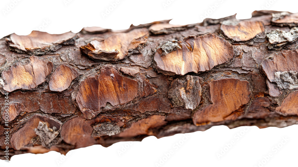 wooden log on a transparent background