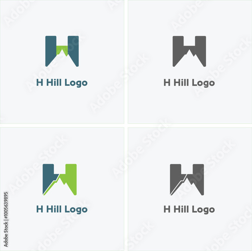 H Hill Logo and icon for company and organizations